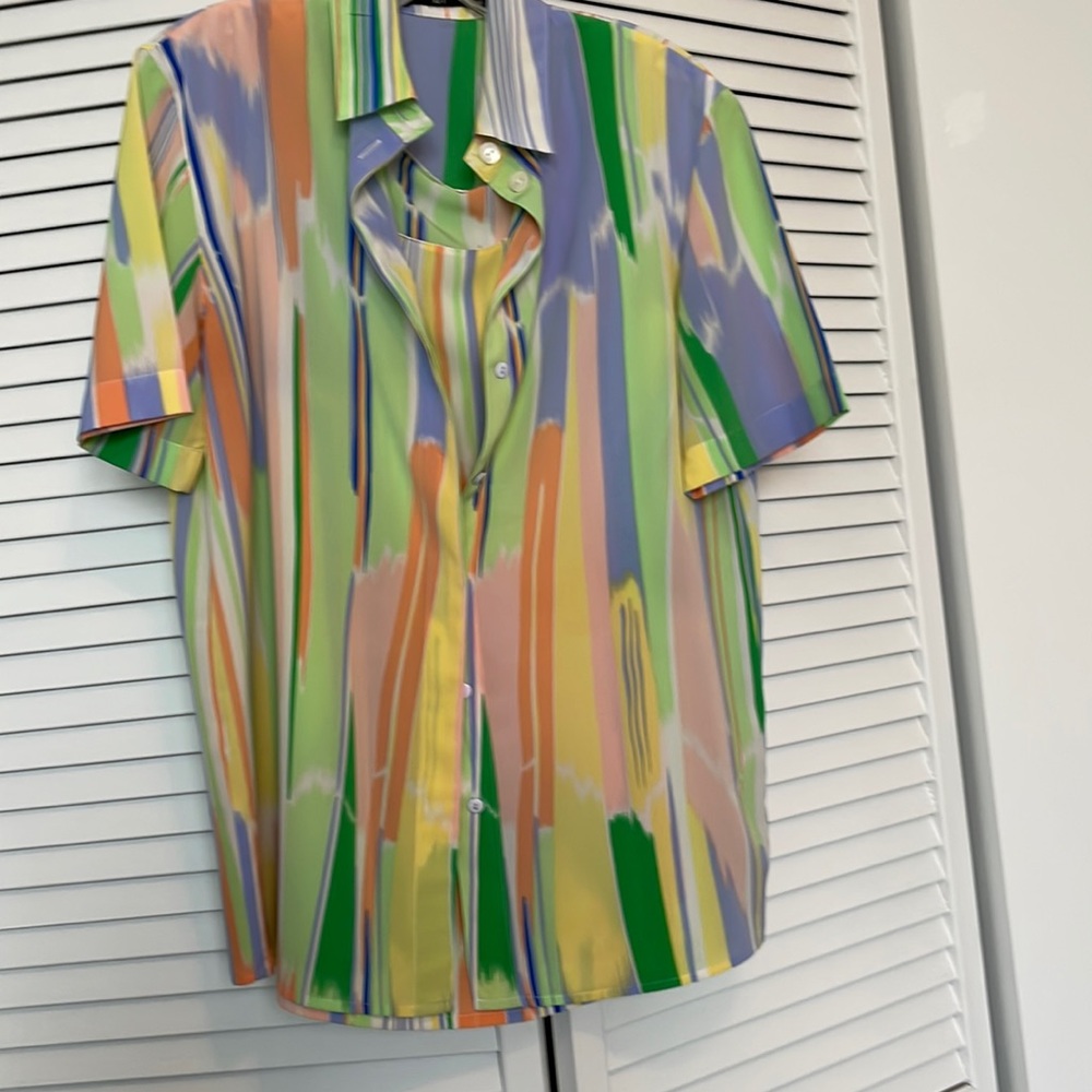 Louis Feraud blouse with camisole size 6